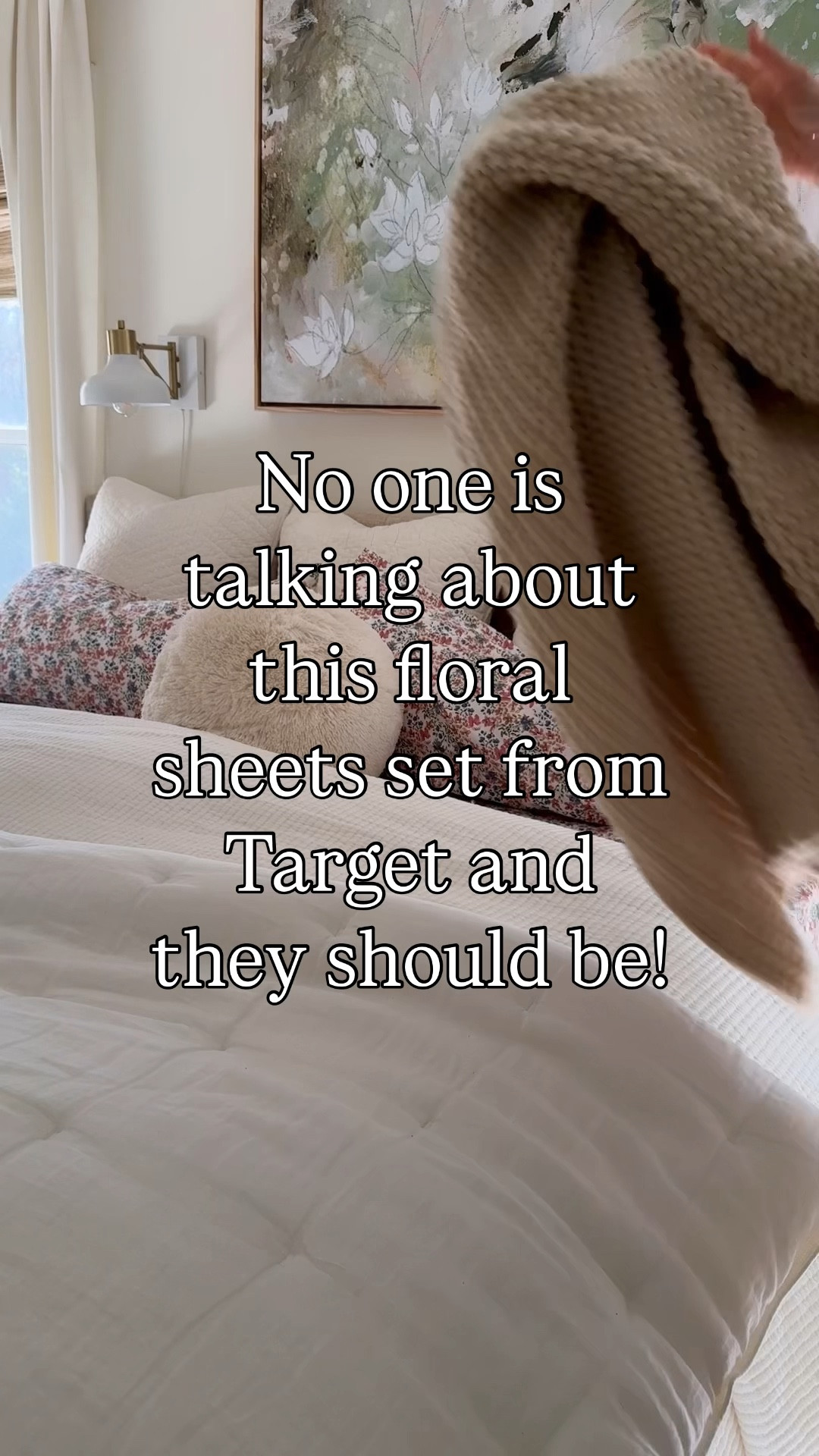 Target ditsy floral sheets for the win!Another set of performance sheets that are absolutely amazing and perfect for spring. Easy to swap out seasonally and designed with the best deep pockets + strong elastic to stay put! Spring bedroom // bedding 

#LTKSeasonal #LTKWatchNow #LTKHome