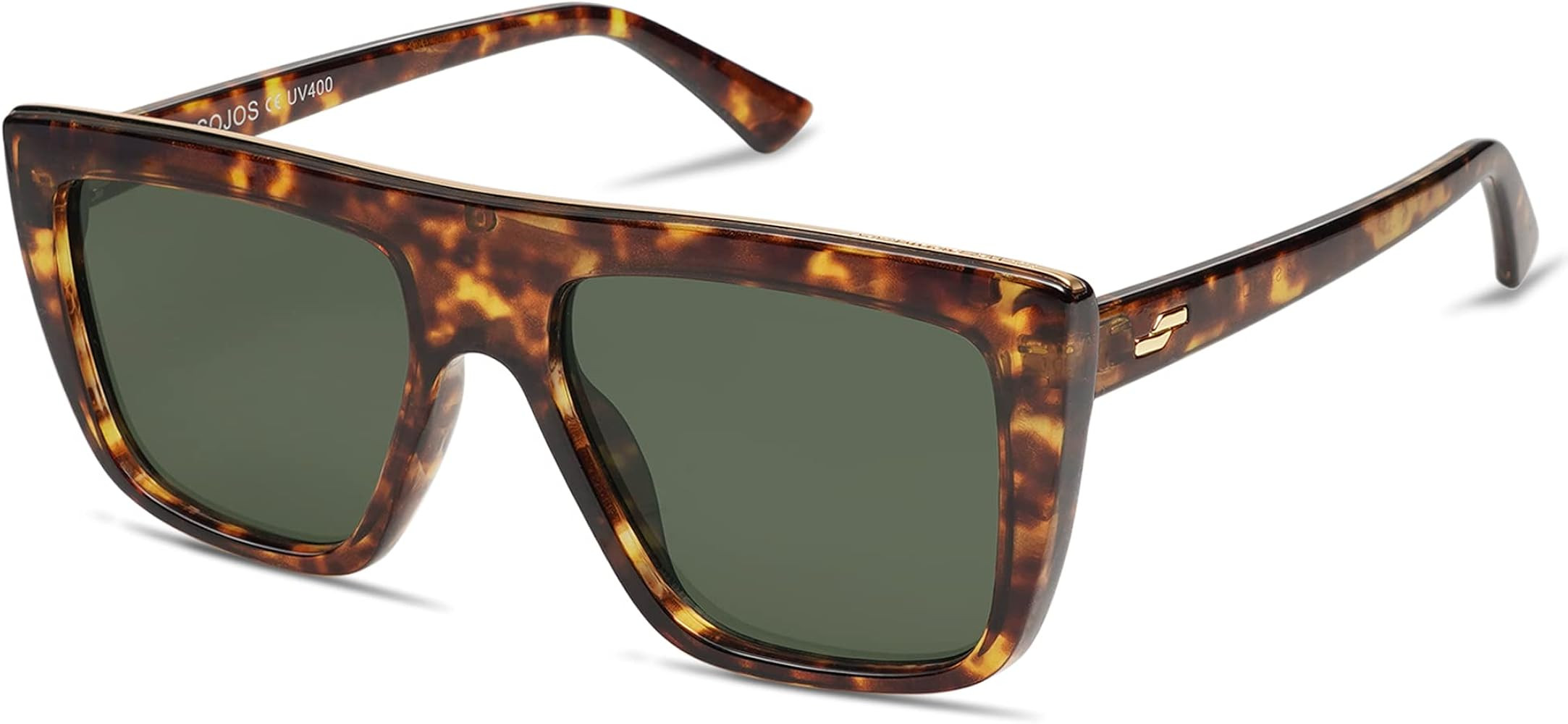 SOJOS Classic Trendy Flat Top Sunglasses for Women Men Designer UV400 Sunnies SJ2250 | Amazon (US)