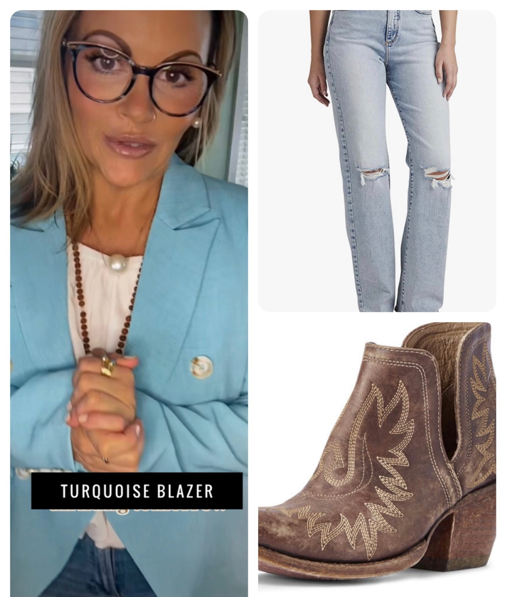 Styling a turquoise blazer with Ariat Dixon Booties 

#LTKunder100 #LTKshoecrush #LTKstyletip