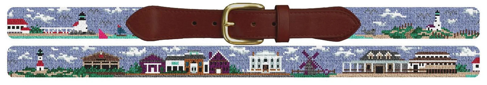 Nantucket Island Needlepoint Belt Finished - Etsy | Etsy (US)