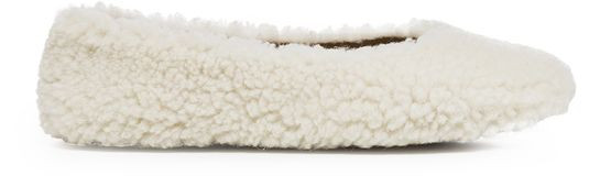 Nina shearling ballet flats | 24S US