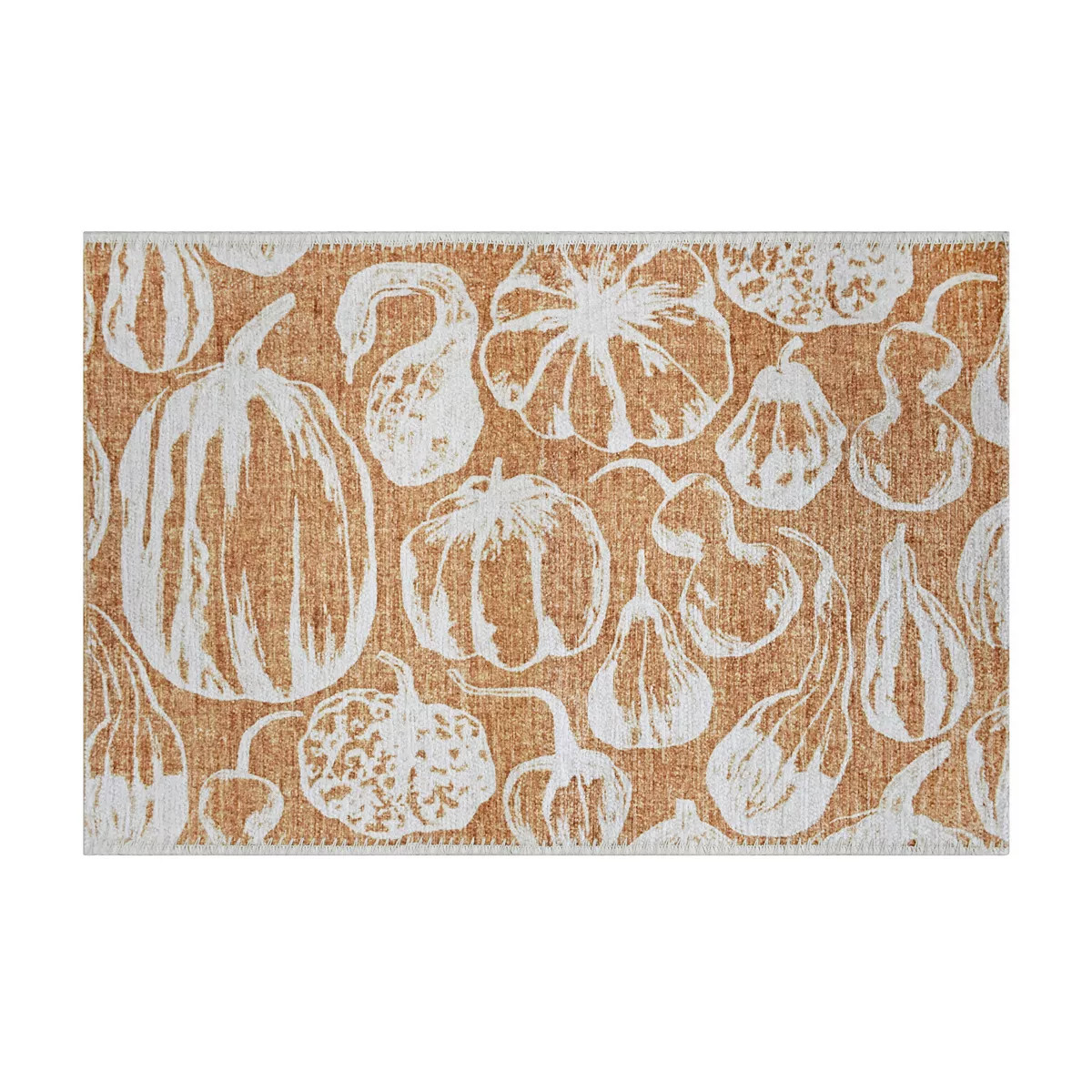 Celebrate Together™ Fall Pumpkin Toile Washable Rug | Kohl's