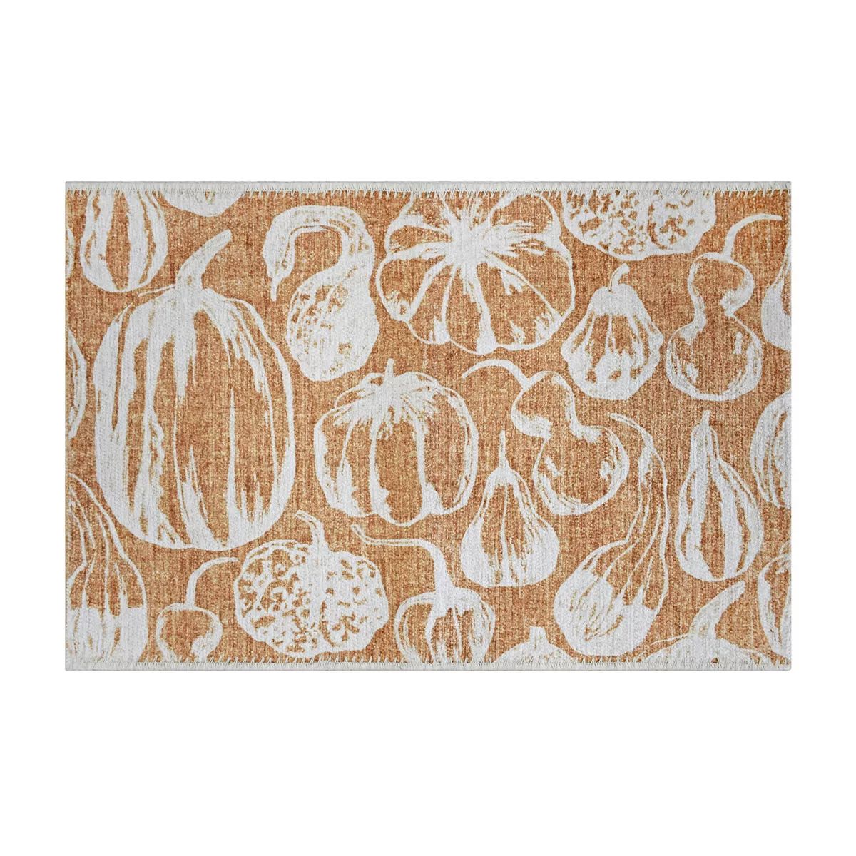 Celebrate Together™ Fall Pumpkin Toile Washable Rug | Kohl's