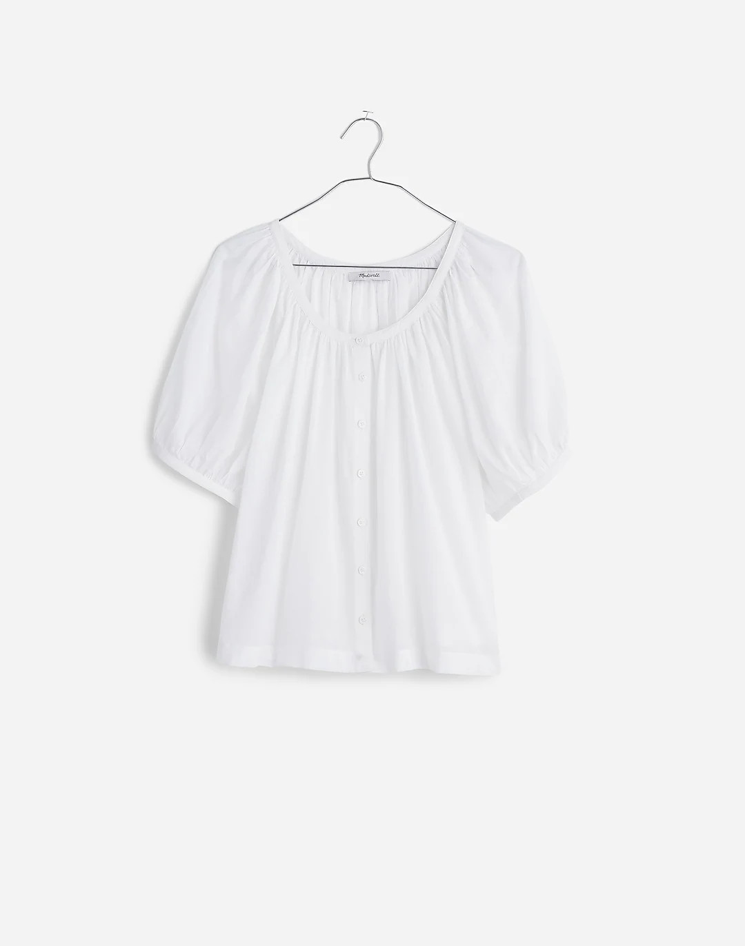 Puff-Sleeve A-Line Top | Madewell