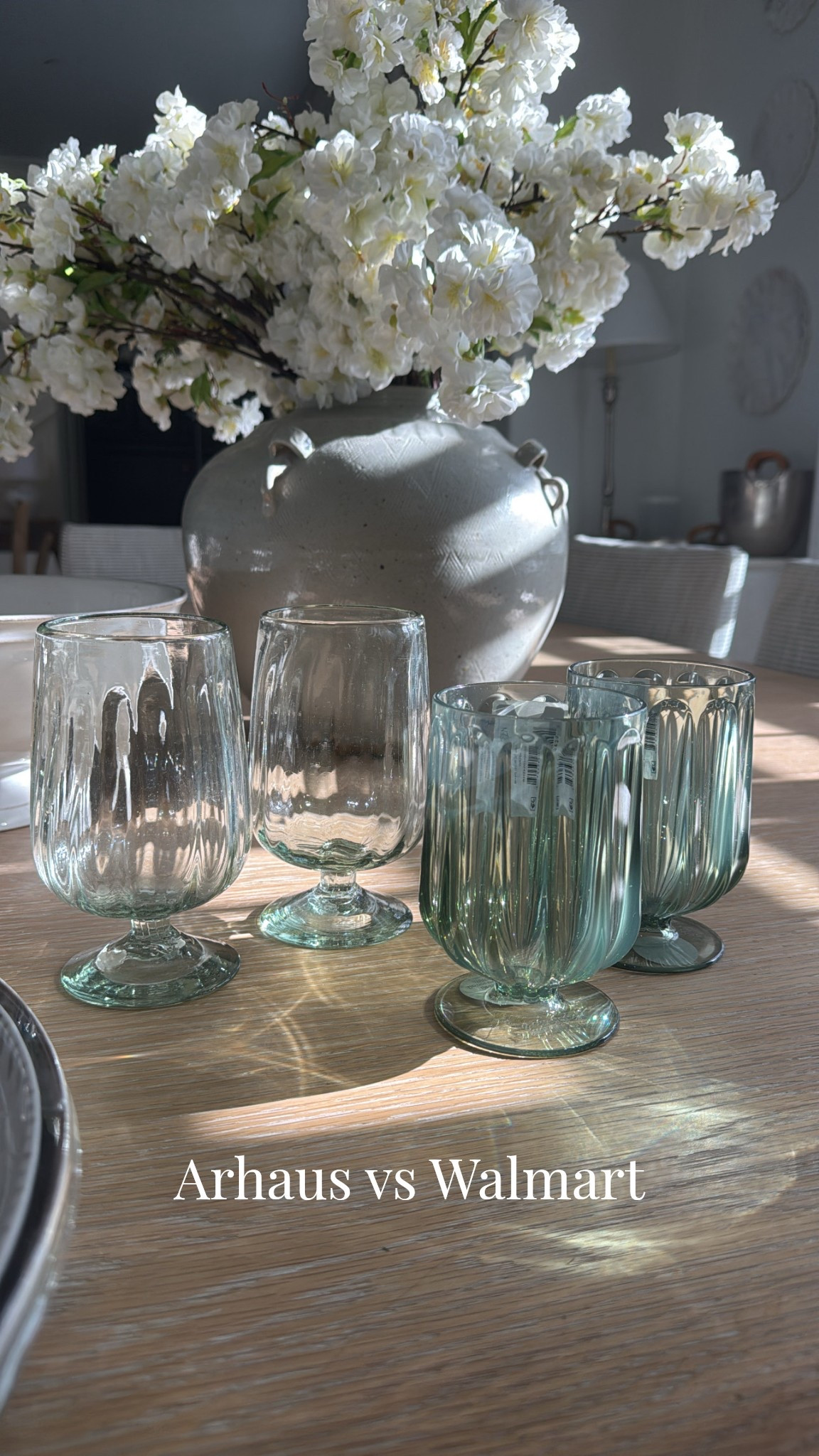 Comparing these two glasses! One is going to be recycled glass at $18 each while the other is acrylic and comes in just under $3! 

Walmart Finds, Summer Hosting 

#LTKSeasonal #LTKHome #LTKParties