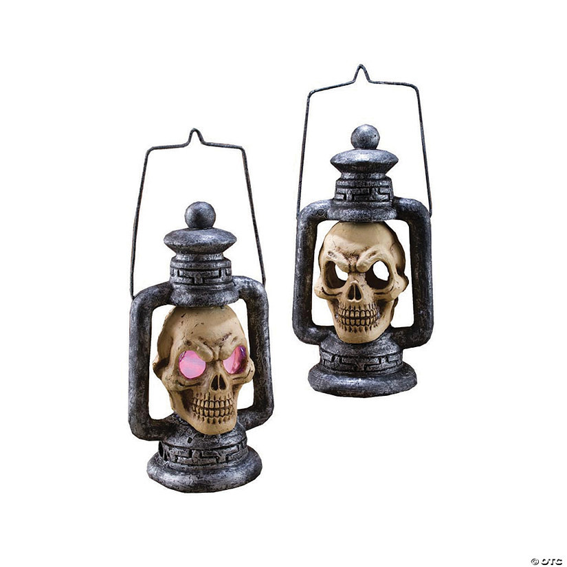 Light-Up Skull Lantern | Oriental Trading Company