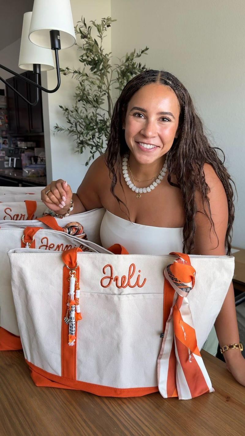 I just had these custom Etsy tote bags made for our PTA executive board. 🧡 I filled them with their favorite snacks, drinks, and a few weekend essentials. Just a small way to thank these incredible women who work so hard behind the scenes.
#LTKcustometotebag  

 #LTKgrwm #LTKmomlife #LTKOver40