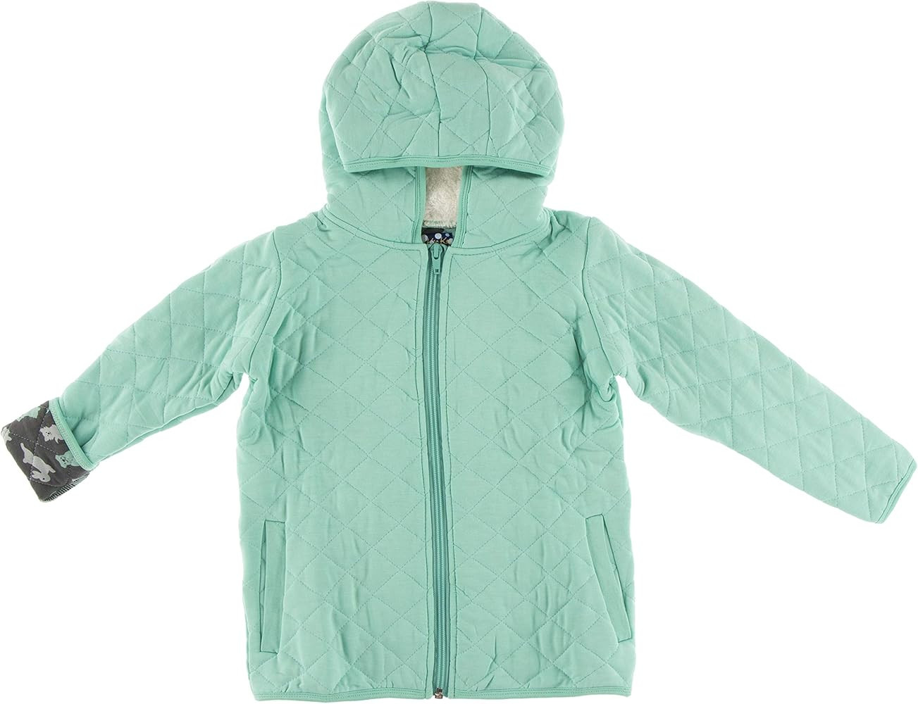 KicKee Pants Print Quilted Jacket with Sherpa-Lined Hood | Amazon (US)