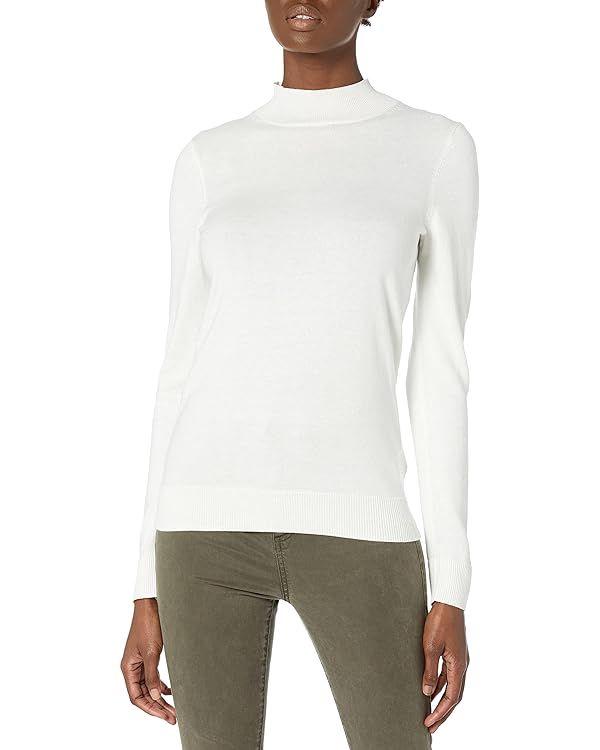 Amazon Essentials Women's Lightweight Mockneck Sweater (Available in Plus Size) | Amazon (US)