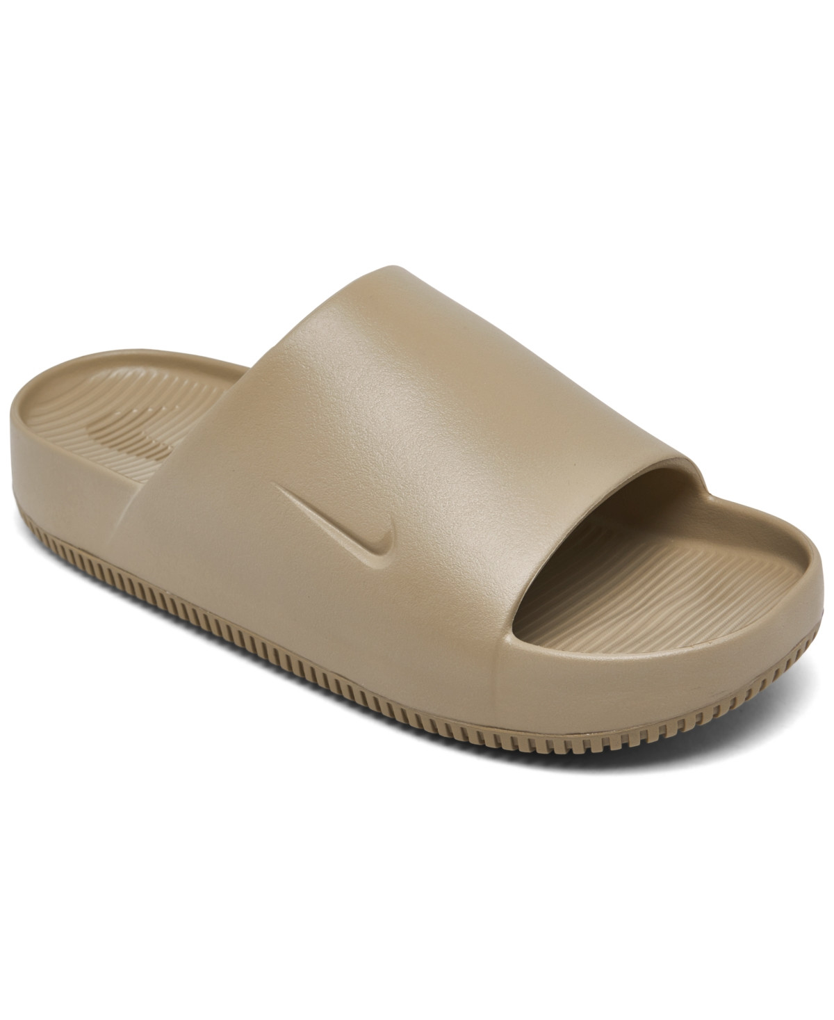 Nike Men's Calm Slide Sandals from Finish Line - Khaki | Macy's