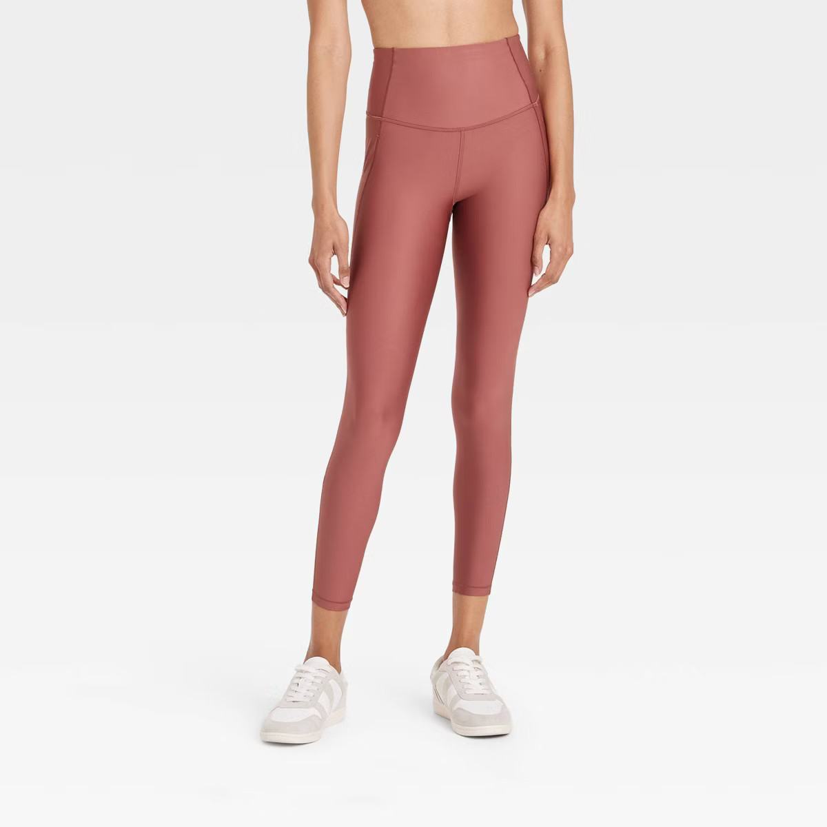 Women's Effortless Support High-Rise Pocketed 7/8 Leggings - All In Motion™ | Target