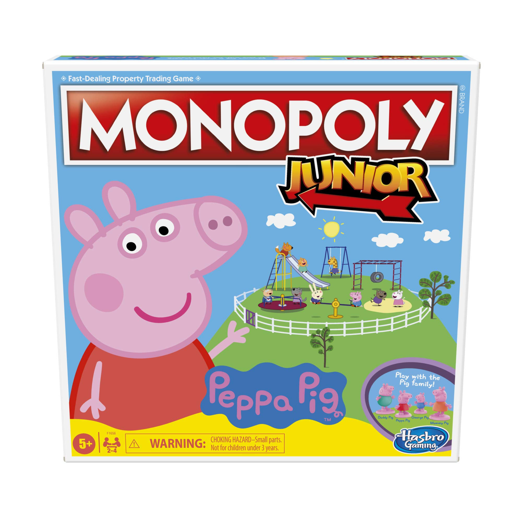 Hasbro Gaming Monopoly Junior: Peppa Pig Edition Board Game for 2-4 Players, Indoor Games for Kid... | Amazon (US)