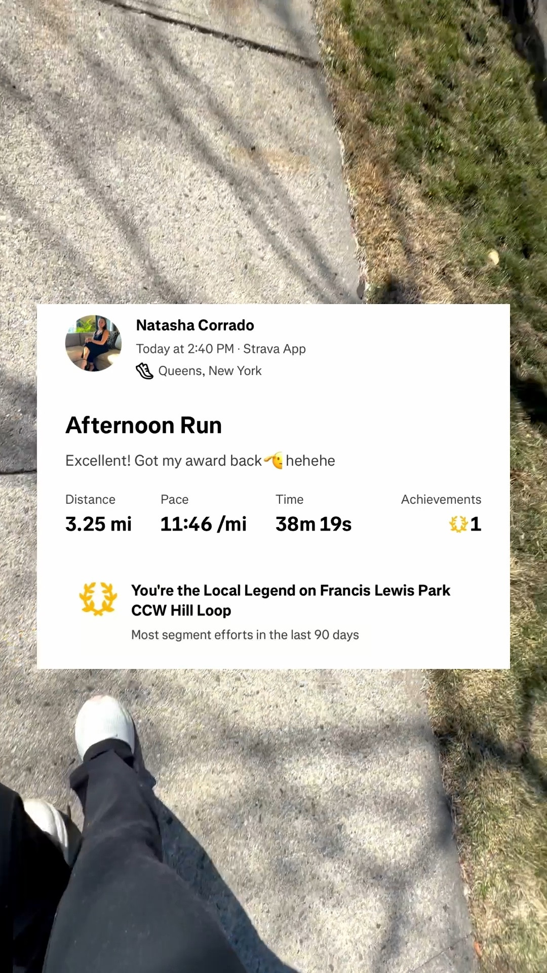 Got my award back 🫡

#LTKdayinmylife #LTKActive #LTKfitnessgoals