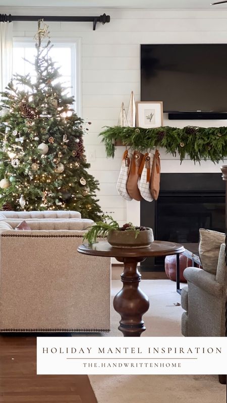 Holiday Mantle Inspiration! Layered 3 cedar garlands, and 2 norfolk pines with a few pine cone stems to achieve this overflowing look.

Juniper garland, Wayfair, gingham stocking, leather stocking tags, terracotta stocking, cedar garland, norfolk pine real touch garland, 6 foot garland, extra long garland, Christmas garland, holiday garland


#LTKstyletip #LTKHoliday #LTKhome