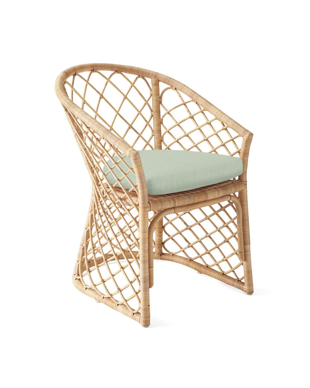 Avalon Rattan Dining Chair | Serena and Lily