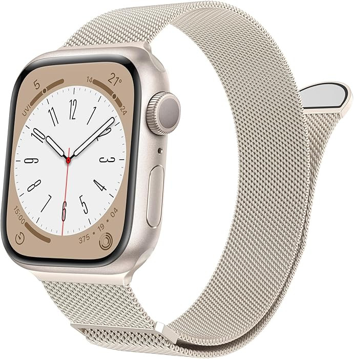 MARGE PLUS Compatible with Apple Watch Band 38mm 40mm 41mm 42mm 44mm 45mm 46mm 49mm Women Men, St... | Amazon (US)