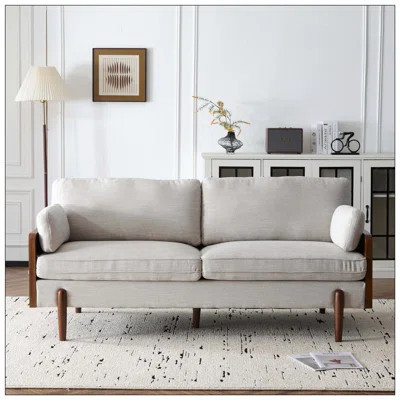 Mid-Century Modern Sofa Comfortable Seating Option For Living Room Bedroom Office Use | Wayfair North America