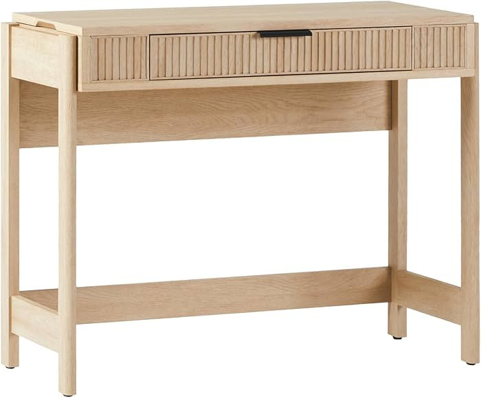 WALKER EDISON Transitional Style Furniture, Reeded Detail, Lift-Top Desk with Drawer and Storage ... | Amazon (US)