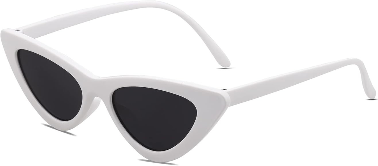 SOJOS Retro Vintage Narrow Cat Eye Sunglasses for Women Clout Goggles Plastic Frame Cardi B SJ204... | Amazon (CA)