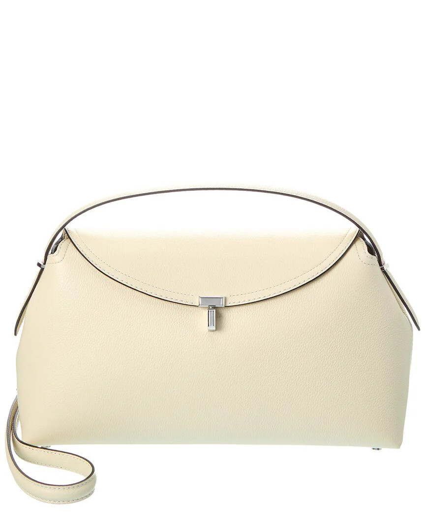 TOTEME T-Lock Leather Satchel | Shop Simon