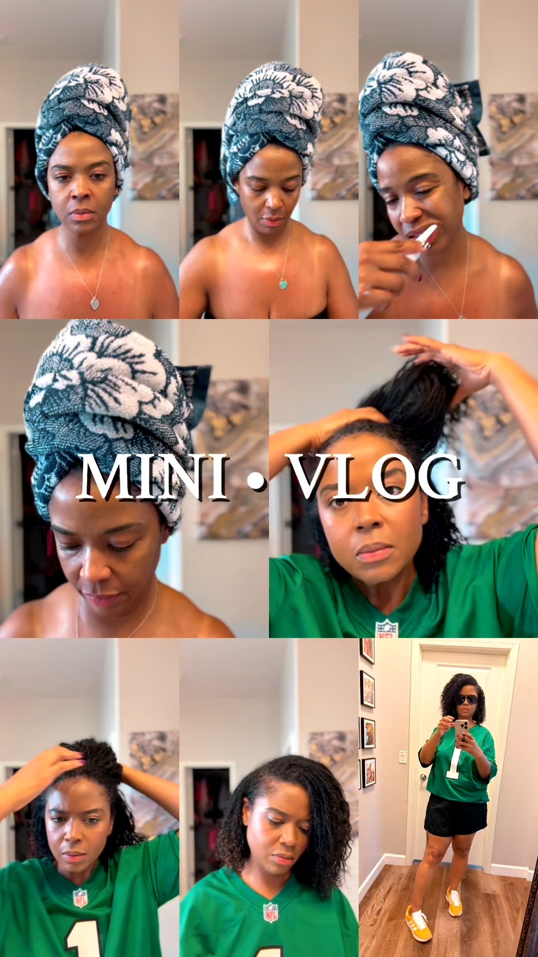 Vlog in the life and sporting my Eagles gear!!
Electric toothbrush is the second star of the show!! 🤣

#LTKU #LTKMidsize #LTKSeasonal