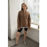 Vintage 80's Brown Suede Jacket | Etsy (UK)