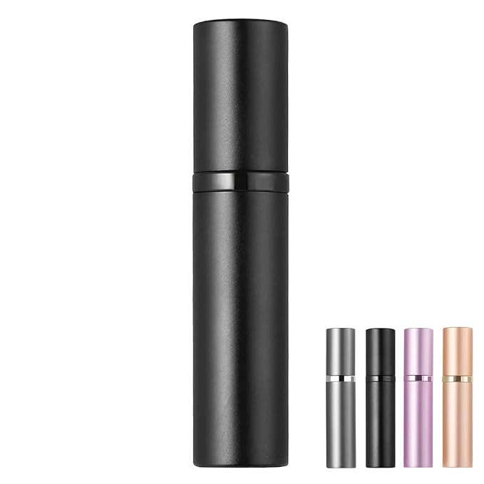 BRARIOS Refillable Spray Pump Bottle Fragrance Atomizer, Travel Size Portable Luxury 5ml Mini Per... | Amazon (US)