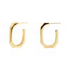 PDPAOLA™ at Zales Octagonal-Shaped Open Hoop Earrings in Brass with 18K Gold Plate|Zales | Zales
