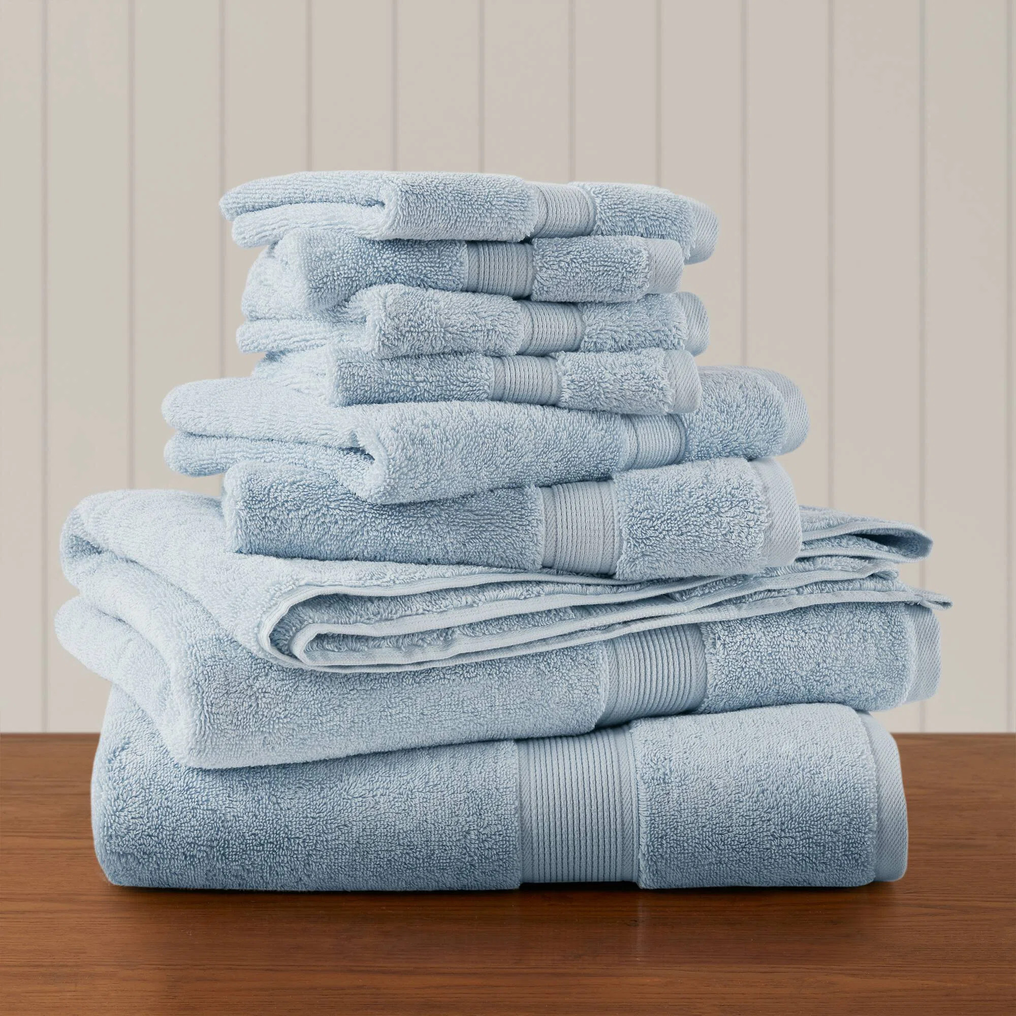 800GSM Ultra-Soft 100% Cotton Absorbent Towel Set | Wayfair North America