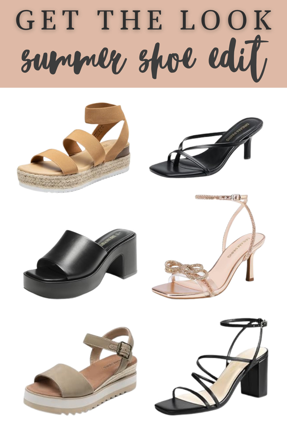 Get The Look: Summer Shoe Edit 

 #LTKSaleAlert #LTKFindsUnder50 #LTKShoeCrush