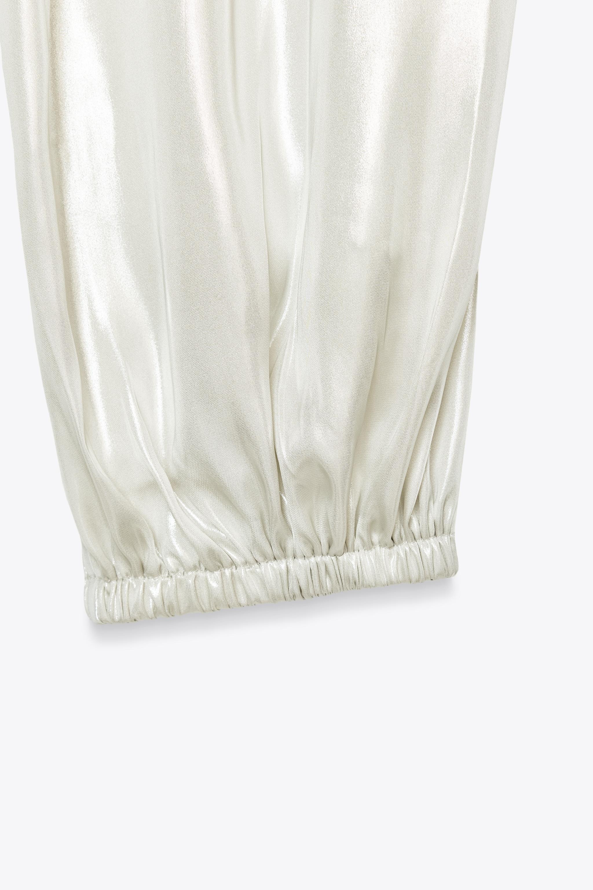 FOIL SAROUEL TROUSERS | Zara UK