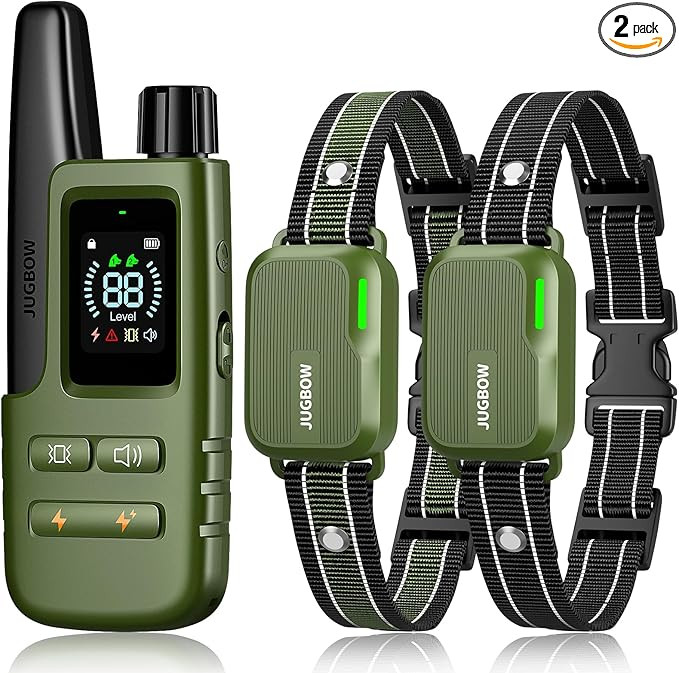 Jugbow Dog Shock Collar 2 Dogs (10-120Lbs) - 4200FT Dog Training Collar with Remote IPX7 Waterpro... | Amazon (US)
