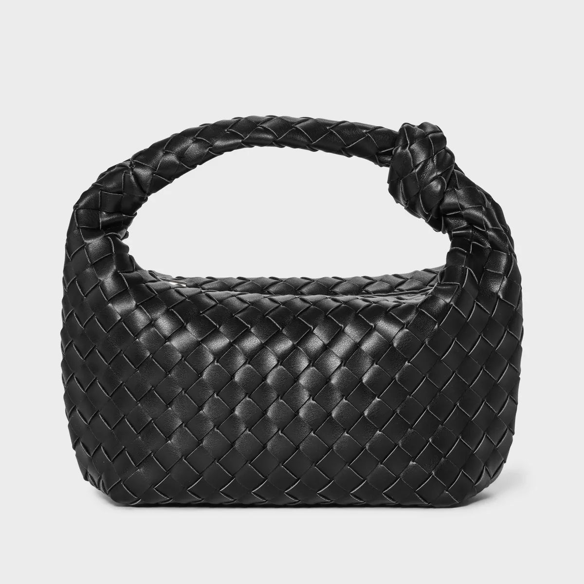 Mini Woven Handbag Clutch - A New Day™ Black | Target