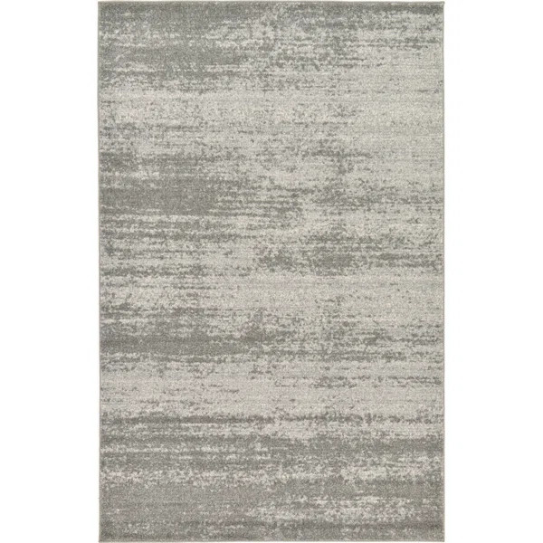 Croslin Power Loom Light Gray Rug | Wayfair North America