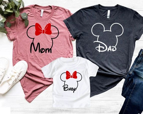 Custom Disney Family Vacation Shirts, Disney Shirts, Disney Trip Shirts, Disney Vacation Shirts, ... | Etsy (US)