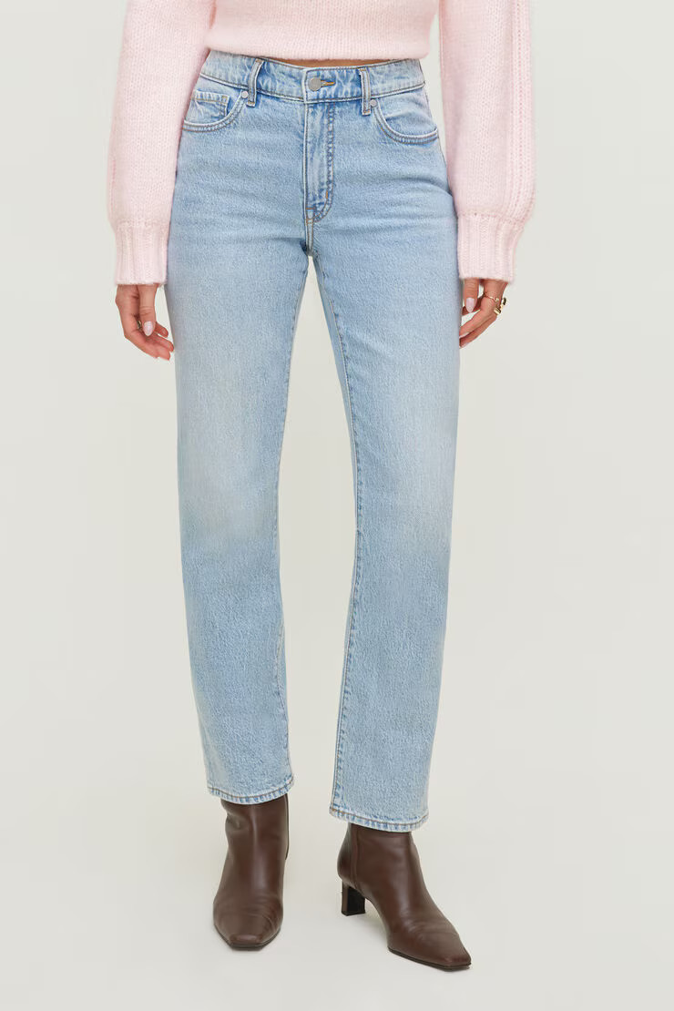 Frenchie High Rise Slim Leg Jeans | Dynamite Clothing