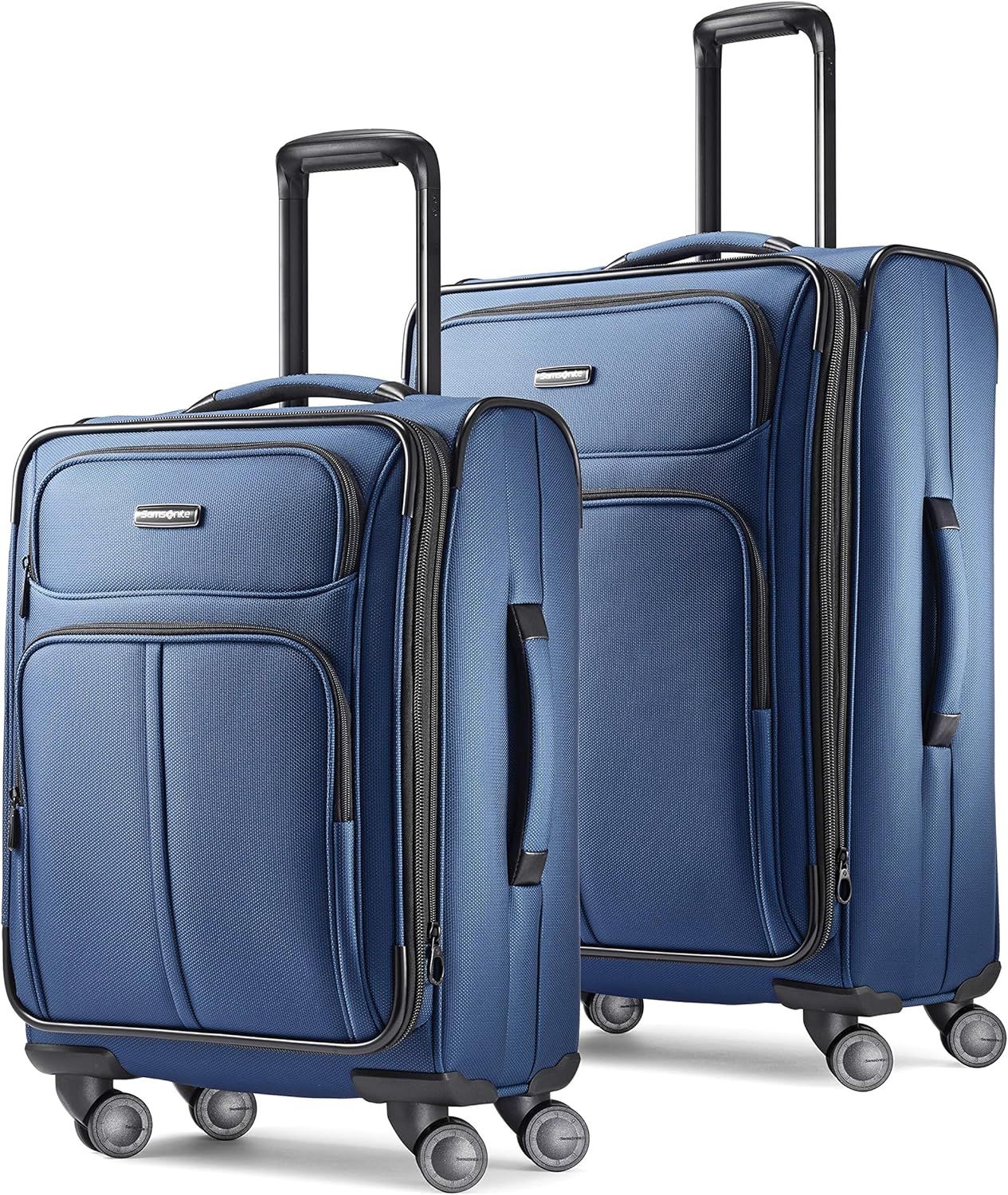 Samsonite Leverage LTE Softside Expandable Luggage with Spinner Wheels, Poseidon Blue, 2-Piece Se... | Amazon (US)