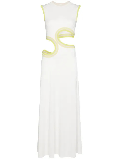 sleeveless cutout maxi dress | Farfetch (US)