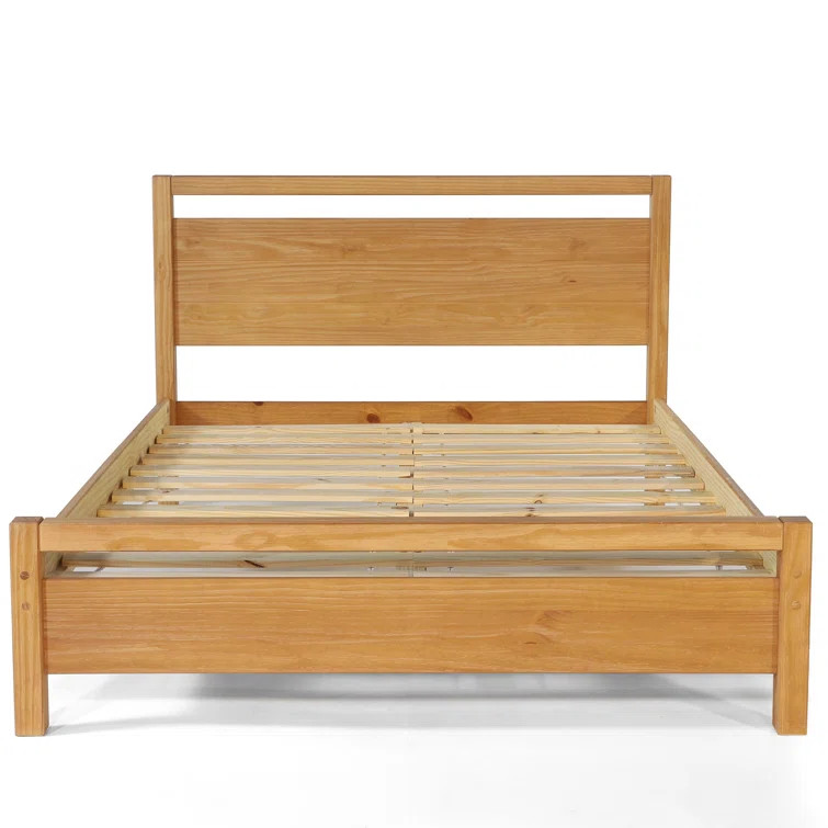 Loft Solid Wood Panel Bed | Joss & Main