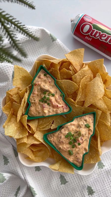 CROCKPOT CHEESY SAUSAGE DIP

 1 roll Owens Hot Sausage
2 blocks cream cheese (cubed)
1/2 cup sour cream
 1 can diced tomatoes and green chilies
2 cups shredded cheese. 
Brown meat & drain.  Combine all ingredients in crockpot & cook low 2 hours or high 1 hour.  Garnish with green onions  & serve with tortilla chips. 

#Christmas #christmasparty #dip #appetizer #party #food #recipe #walmart #bobevans #target #targetstyle #holidayparty #holiday #kitchen #home #hostess #entertaining #dishes 

#LTKHoliday #LTKparties #LTKfamily