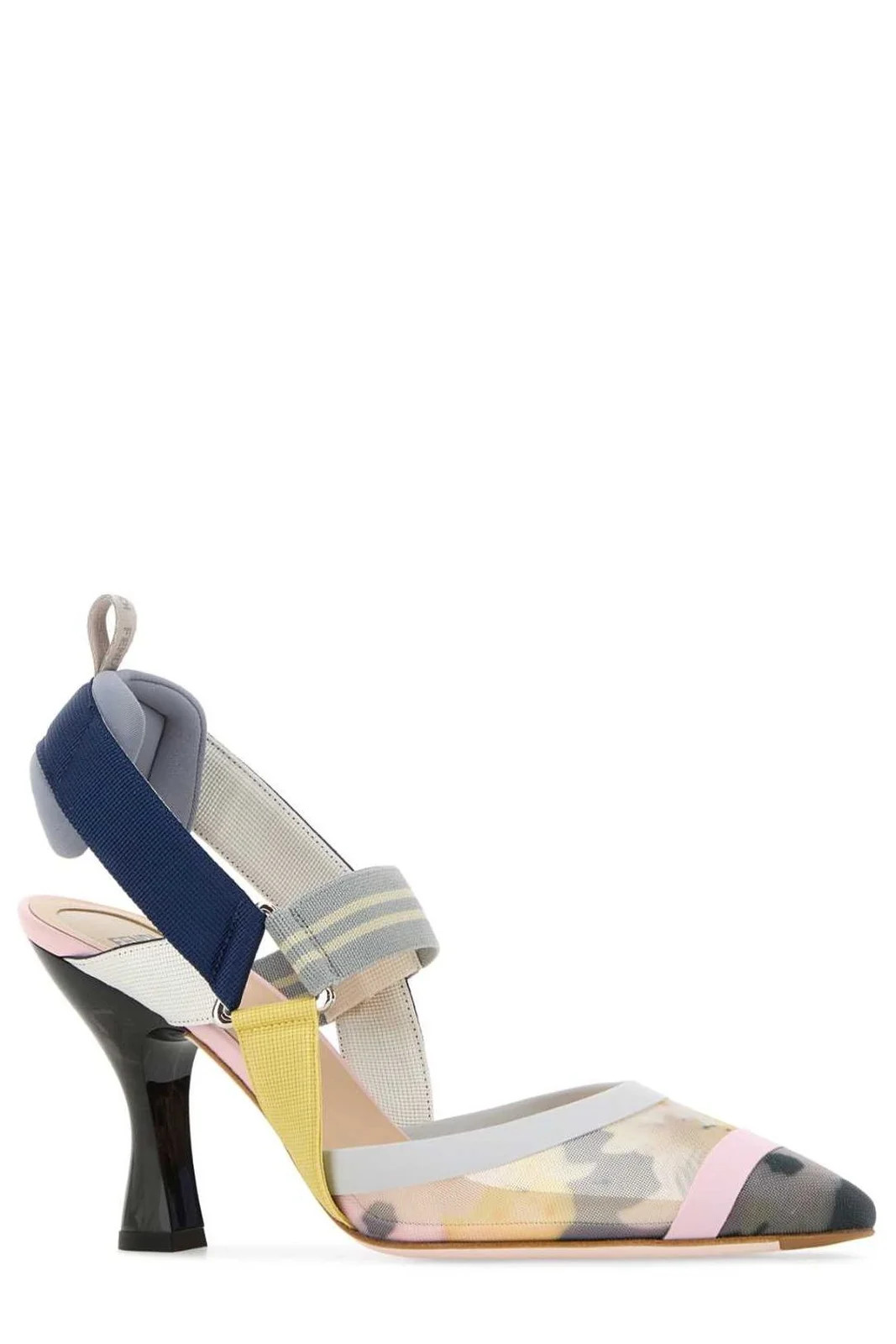 Fendi Colibr\u00ec Mesh High-Heeled Slingback Pumps | Cettire Global