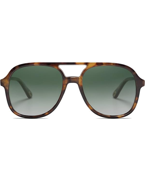 SOJOS Retro Square Polarized Aviator Trendy Sunglasses for Women and Men | Amazon (US)