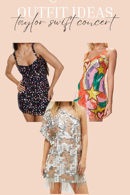 FOR THE SWIFTIES. Nastygal has the cutest sparkly dresses and they’re usually always on sale. 🌈 these are 3 I would wear to the Taylor concert! 

#LTKSeasonal #LTKsalealert #LTKFestival