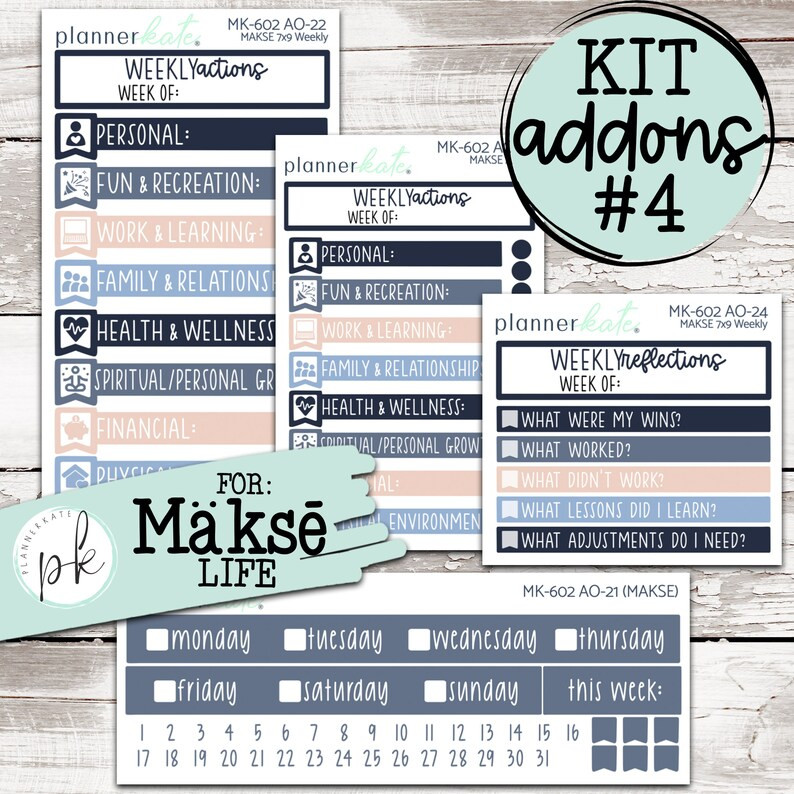 MK-602 Add Ons 4 boho Winter Kit Add Ons Makselife - Etsy | Etsy (US)