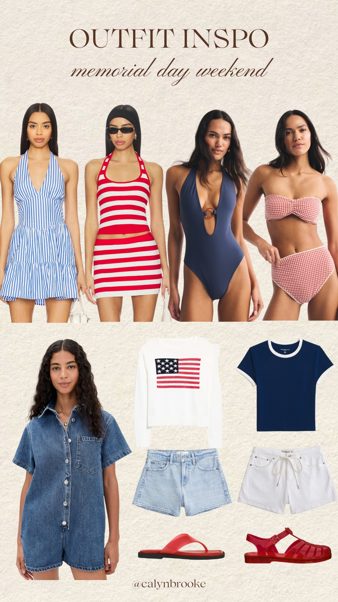 Memorial Day weekend outfit inspo!  

 #LTKootd #LTKSeasonal #LTKSwim