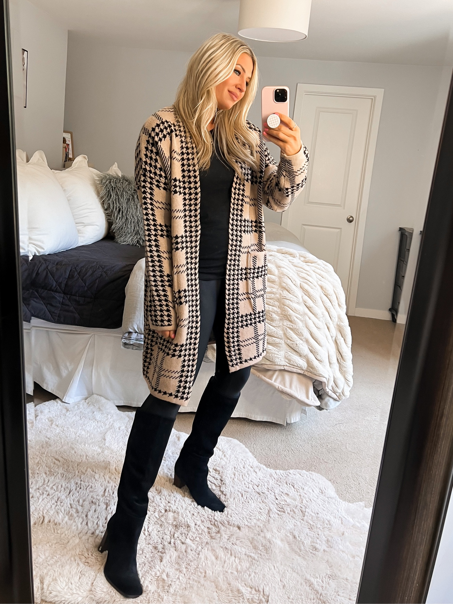 This is a fun spin on a longer cardigan. I love it with all black of course and it’s very soft and has good quality. Fall outfit idea
Teacher idea 
Pink Lily sale 

#LTKover40 #LTKSale #LTKmidsize