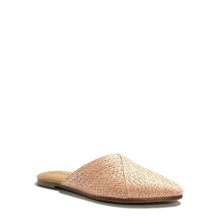 Time and Tru Women's Rafia Mule | Walmart (US)