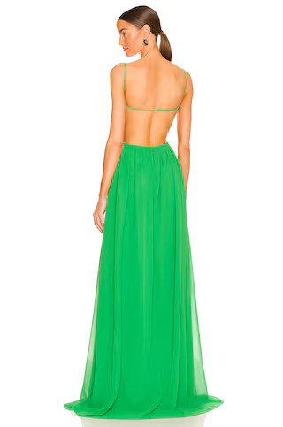 SAU LEE Giselle Dress in Light Apple Green from Revolve.com | Revolve Clothing (Global)
