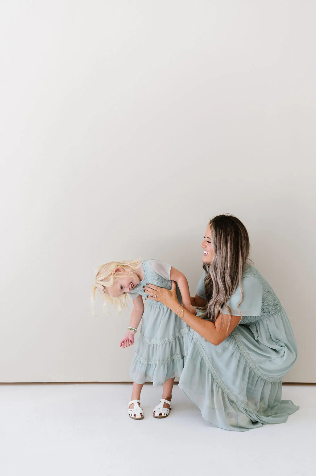 Kanyan Dress in Green - Kids | FEHRNVI