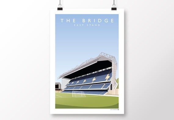 Chelsea FC Stamford Bridge - East Stand Poster | Etsy (US)